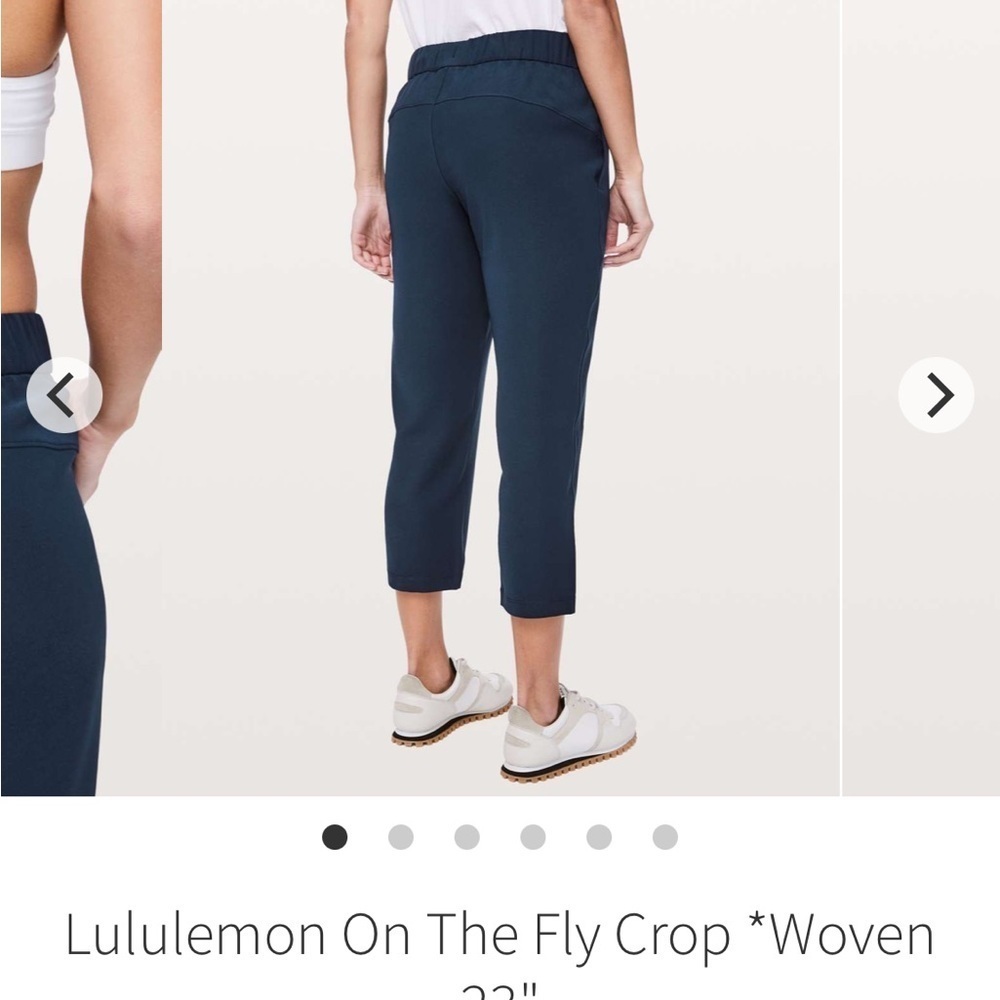 Lululemon Size 4 On The Fly Crop Pants - Picture 6 of 6